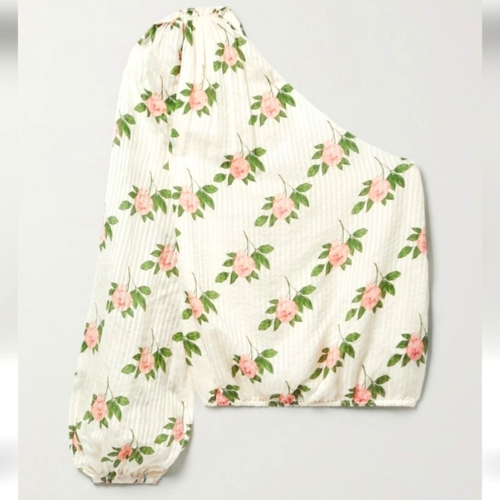 Cami Nyc The Lenore One Shoulder Top Floral - Picture 4 of 14